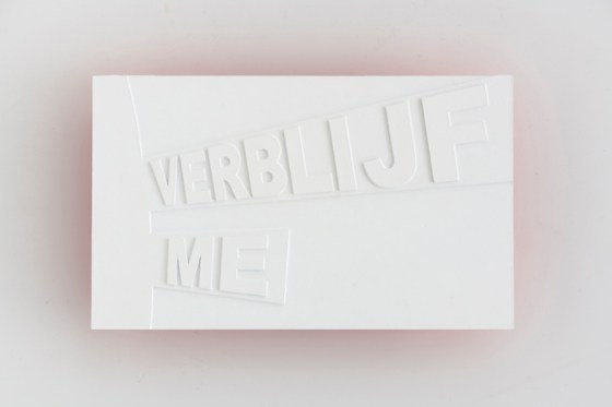 s and d Verblijf me | Karin van Pinxteren | 2017s