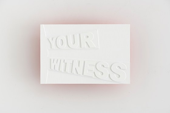 s and d Your Witness | Karin van Pinxteren | 2017s